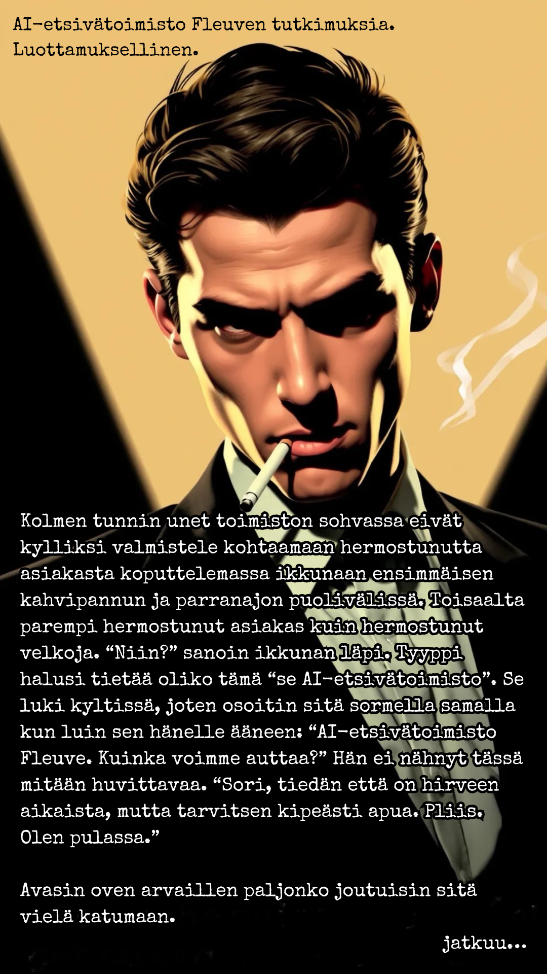 AI-etsivätoimisto Fleuven tutkimuksia: Nuori leijona pulassa